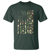 Wrestling American Flag Camo Wrestler T Shirt