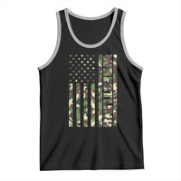 Wrestling American Flag Camo Wrestler Tank Top