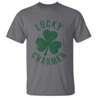 Funny Irish St Patricks Day Shamrock T Shirt Lucky Charmer
