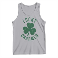 Funny Irish St Patricks Day Shamrock Tank Top Lucky Charmer