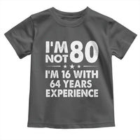 80th Birthday Toddler T Shirt Funny Saying Retro Vintage 80 Year Old Gift