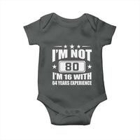 80th Birthday Baby Onesie Funny Saying 80 Year Old Gift