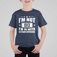 80th Birthday T Shirt For Kid Funny Saying 80 Year Old Gift