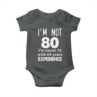 80th Birthday Baby Onesie Funny 80 Year Old Gift