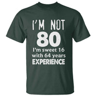 80th Birthday T Shirt Funny 80 Year Old Gift