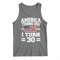 America Turns 250 I Turn 30 Tank Top Vintage 1996 30th Birthday 250th Anniversary USA Flag 30 Year Old Gift