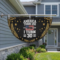 America Turns 250 I Turn 30 Patriotic Fan Flag Vintage 1996 30th Birthday 250th Anniversary USA Flag 30 Year Old Gift