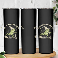 30th Birthday Frog Skinny Tumbler Off To Start Chapter 30