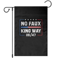 Snarky No Kings In America Garden Flag No Faux King Way 86 47 - Wonder Print Shop