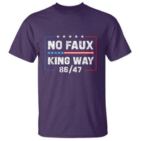 Snarky No Kings In America T Shirt No Faux King Way 86 47