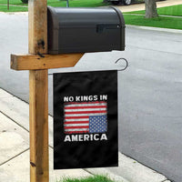 Snarky No Kings In America Garden Flag 86 47 No Faux King Way US Flag Upside Down - Wonder Print Shop
