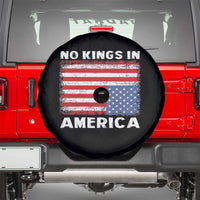 Snarky No Kings In America Spare Tire Cover 86 47 No Faux King Way US Flag Upside Down