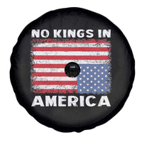 Snarky No Kings In America Spare Tire Cover 86 47 No Faux King Way US Flag Upside Down