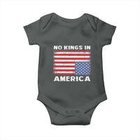 Snarky No Kings In America Baby Onesie 86 47 No Faux King Way US Flag Upside Down