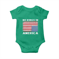 Snarky No Kings In America Baby Onesie 86 47 No Faux King Way US Flag Upside Down