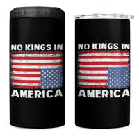 Snarky No Kings In America 4 in 1 Can Cooler Tumbler 86 47 No Faux King Way US Flag Upside Down