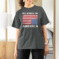 Snarky No Kings In America T Shirt For Women 86 47 No Faux King Way US Flag Upside Down