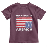 Snarky No Kings In America Toddler T Shirt 86 47 No Faux King Way US Flag Upside Down
