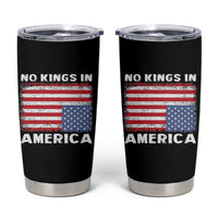 Snarky No Kings In America Tumbler Cup 86 47 No Faux King Way US Flag Upside Down