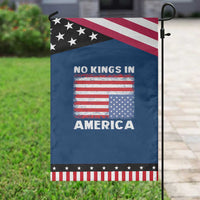 Snarky No Kings In America Garden Flag 86 47 No Faux King Way US Flag Upside Down