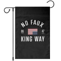 No Kings in America Garden Flag US Flag Upside Down - Wonder Print Shop