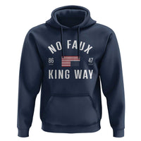 No Kings in America Hoodie US Flag Upside Down