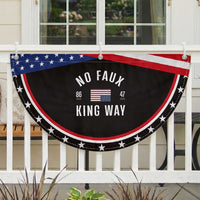 No Kings in America Patriotic Fan Flag US Flag Upside Down