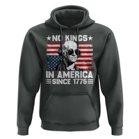 No Kings In America Since 1776 Hoodie George Washington US Flag Upside Down