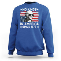 No Kings In America Since 1776 Sweatshirt George Washington US Flag Upside Down