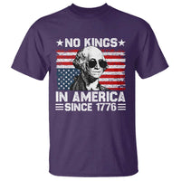 No Kings In America Since 1776 T Shirt George Washington US Flag Upside Down