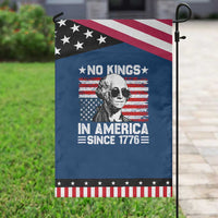 No Kings In America Since 1776 Garden Flag George Washington US Flag Upside Down