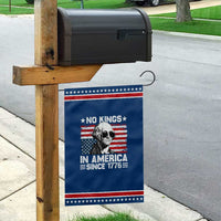 No Kings In America Since 1776 Garden Flag George Washington US Flag Upside Down