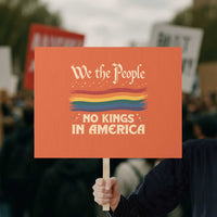 We The People No Kings In America Protest Sign Pride Month LGBTQ - Wonder Print Shop