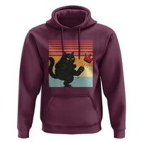 No Kings Black Cat Hoodie Funny Kitten Social Justice - Wonder Print Shop