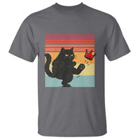 No Kings Black Cat T Shirt Funny Kitten Social Justice - Wonder Print Shop