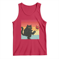 No Kings Black Cat Tank Top Funny Kitten Social Justice - Wonder Print Shop