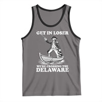 Funny George Washington 4th Of July Tank Top Funny Patriotic Get In Loser - Wonder Print Shop