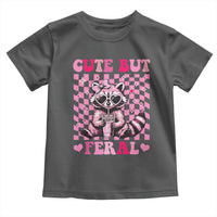 Cute But Feral Raccoon Toddler T Shirt Funny Sunglasses Trash Panda - Wonder Print Shop