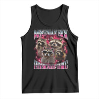 Physically Thicc Funny Raccoon Meme Tank Top Mentally Sick Bootleg Graphic 90s - Wonder Print Shop