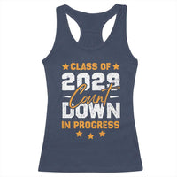 Class Of 2029 Count Down Graduating Racerback Tank Top