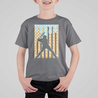 Baseball Drip T Shirt For Kid Dripping Ice Cream Sprinkles American Flag Boys - Wonder Print Shop
