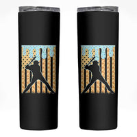 Baseball Drip Skinny Tumbler Dripping Ice Cream Sprinkles American Flag Boys - Wonder Print Shop