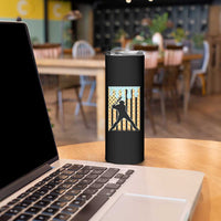 Baseball Drip Skinny Tumbler Dripping Ice Cream Sprinkles American Flag Boys - Wonder Print Shop