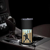 Baseball Drip Skinny Tumbler Dripping Ice Cream Sprinkles American Flag Boys - Wonder Print Shop