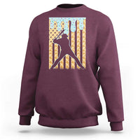 Baseball Drip Sweatshirt Dripping Ice Cream Sprinkles American Flag Boys - Wonder Print Shop