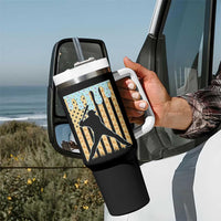 Baseball Drip Tumbler With Handle Dripping Ice Cream Sprinkles American Flag Boys - Wonder Print Shop