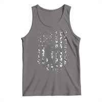 Camo US Flag Baseball Player Tank Top Retro Camouflage American Flag Patriotic - Wonder Print Shop