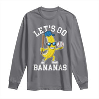 Funny Banana Long Sleeve Shirt Lets Go Bananas - Wonder Print Shop