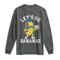 Funny Banana Long Sleeve Shirt Lets Go Bananas - Wonder Print Shop