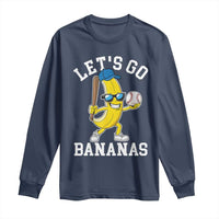 Funny Banana Long Sleeve Shirt Lets Go Bananas - Wonder Print Shop